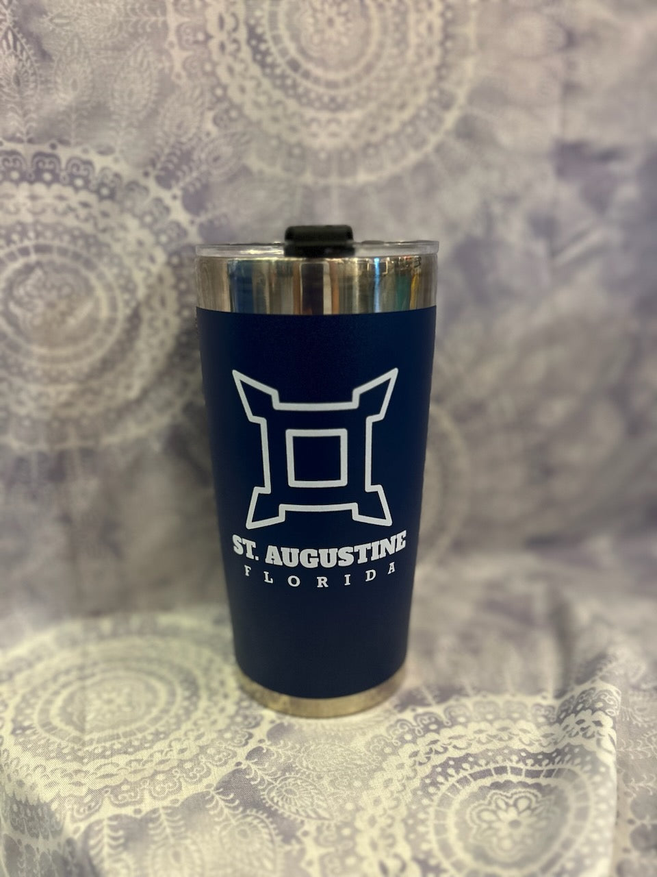 ID SA Souvenir Tumbler Cup With Straw, Fort,