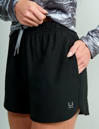 Huk, Woman, Pursuit Volley Shorts, Black, S