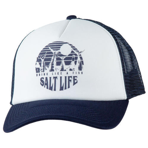 Salt Life Men's, Drink Like A Fish, Hat, Navy