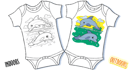 Magic T-shirts Creeper Little Dolphins