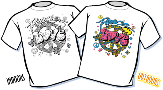 Magic T-shirts Peace And Love Youth T-shirt