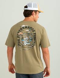HUK Marlin On Ice Men's Tee, Overland Trek,