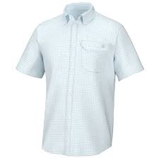Huk Kona Flags Proformance Button Short-Sleeve,