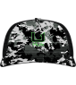 HUK KC Printed Trucker Hat, Black