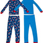 Nintendo Super Mario Character Youth 4-Piece Long Sleeve Pajama Set