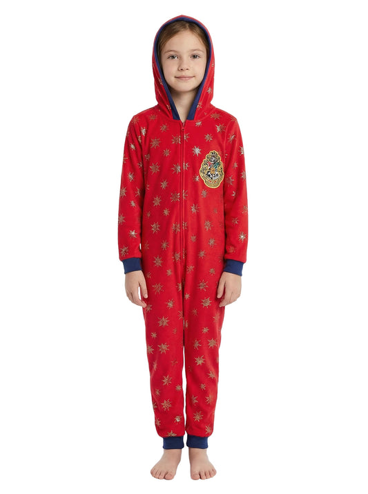 Harry Potter Girls' and Boys' Big Hooded Blanket Sleeper