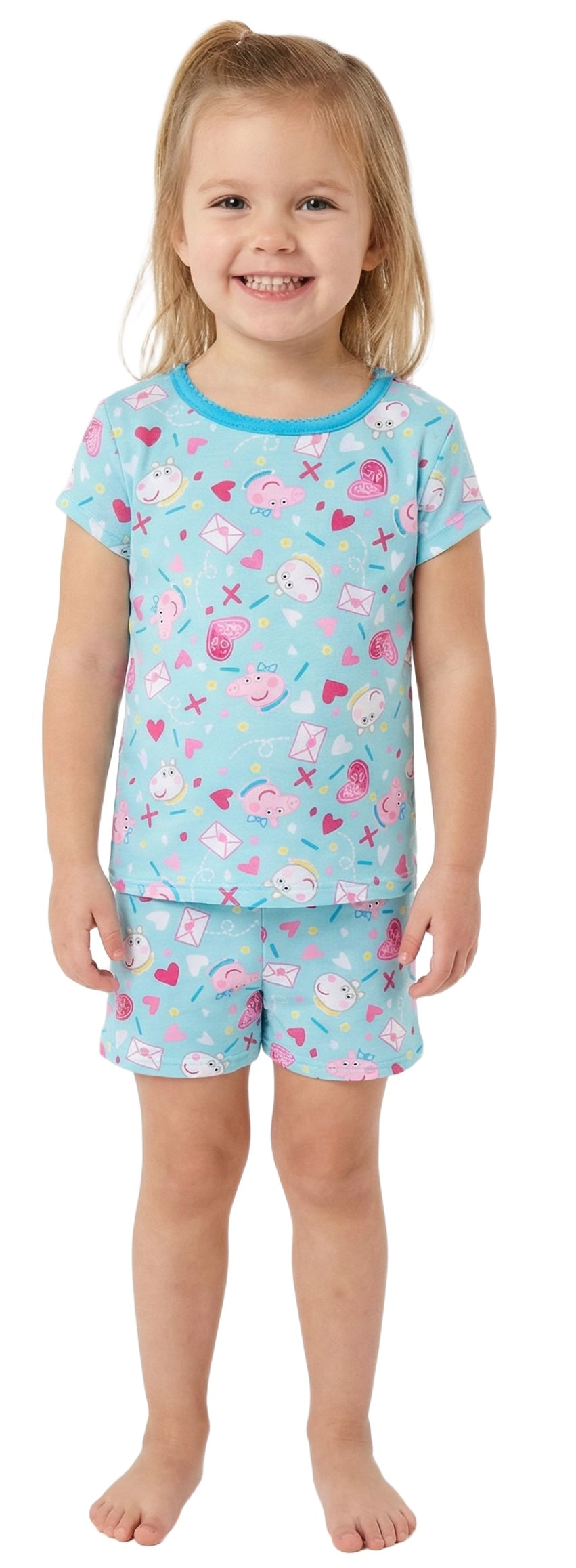 Peppa Pig Girls' Better Together 4pc Pajama Set