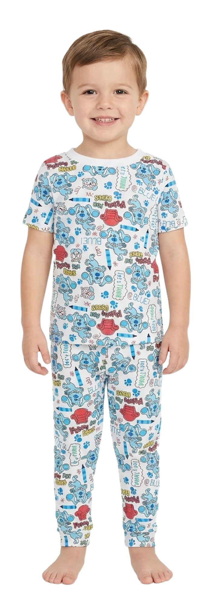 Nickelodeon Blue's Clues Looking For Clues 4pc Pajama Set