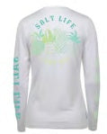 Salt Life Women's, Pineapple Paradise, LS, Non Pocket Crew SLX