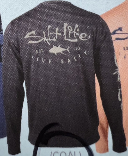 Salt Life,Jaws Of Steal, LS, Pullover Fleece, Hoodie