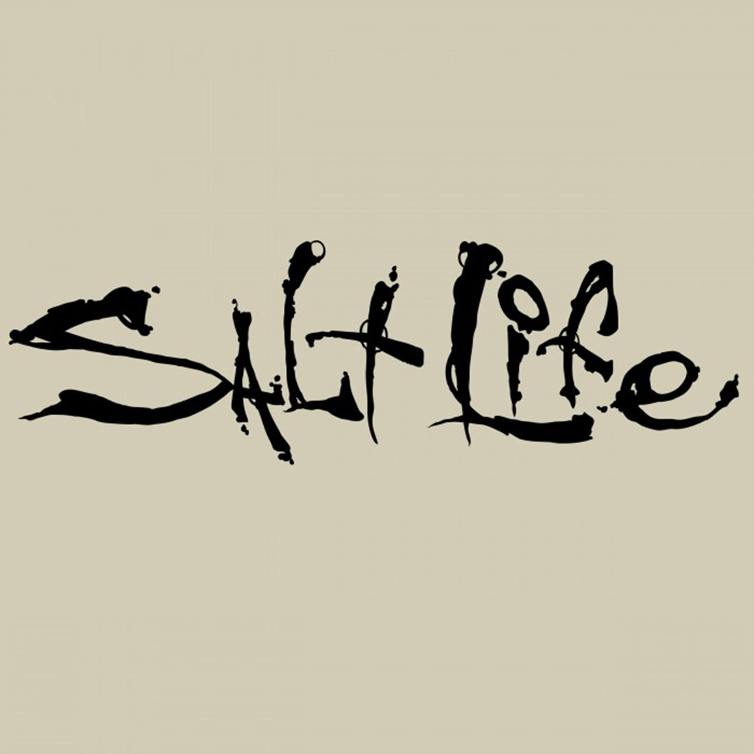 Salt Life Signature Decal Small Lime