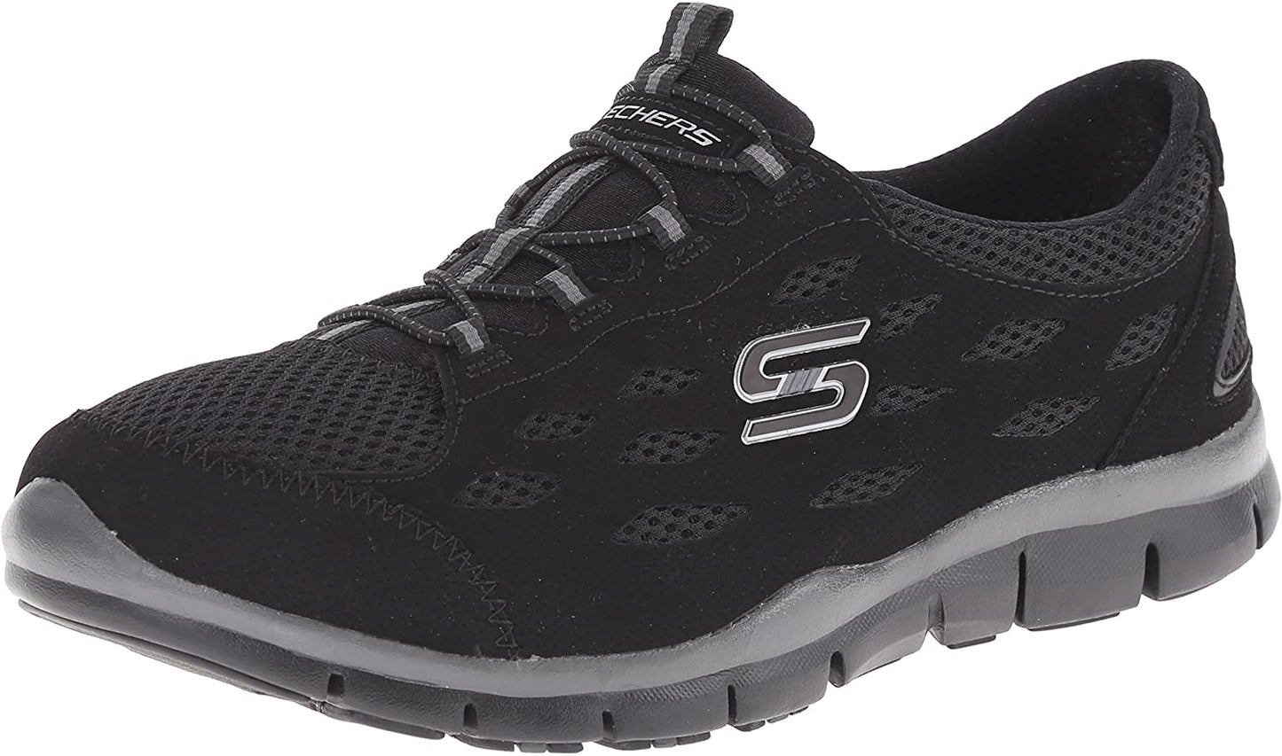 Skechers Women's Gratis Going Places Fashion Sneaker, Black, 11 M US