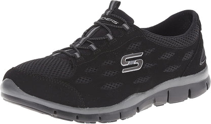 Skechers Women's Gratis Going Places Fashion Sneaker, Black, 11 M US