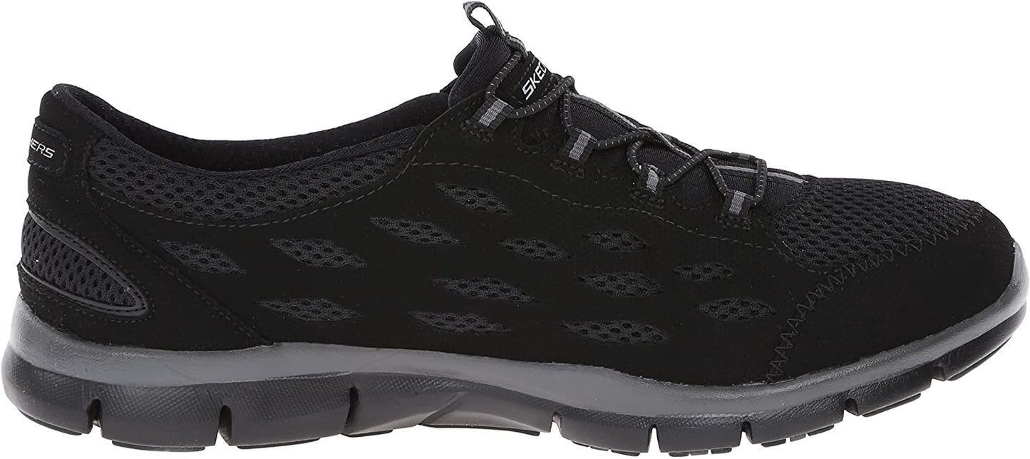Skechers Women's Gratis Going Places Fashion Sneaker, Black, 11 M US