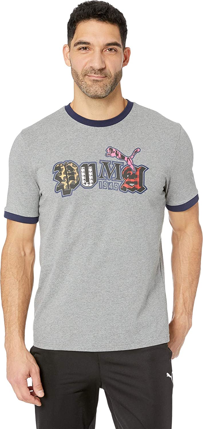 PUMA Mens Clash Fitness Running T-Shirt